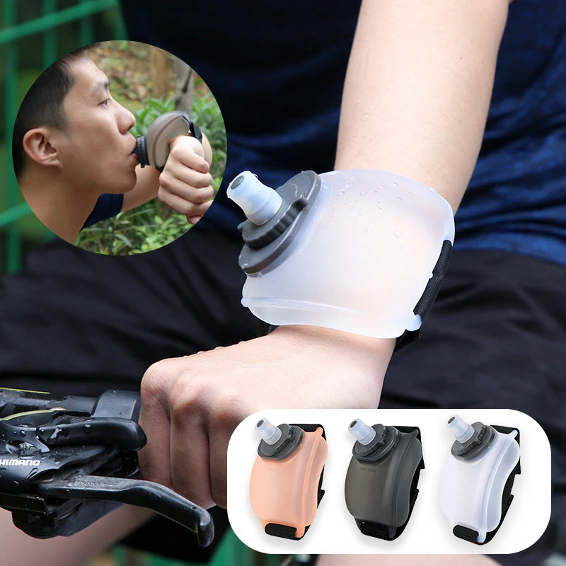 Wrist-Mount Sports Hydration Bottle