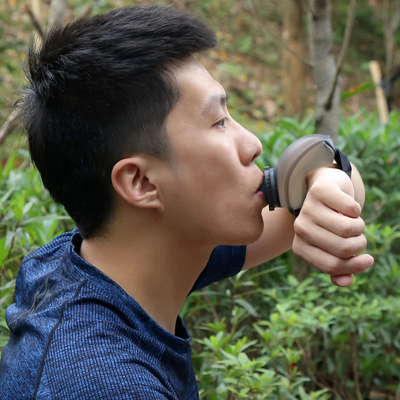 Wrist-Mount Sports Hydration Bottle