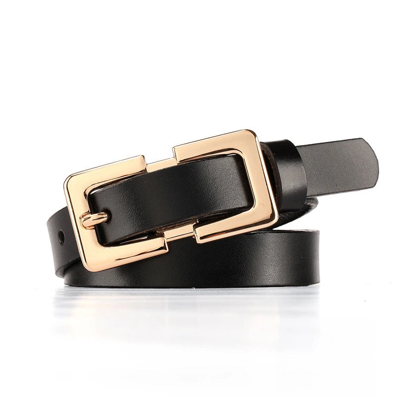 Retro Cowhide Pin-Buckle Belt null