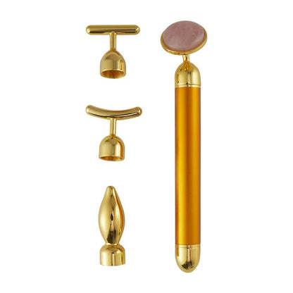 4 in 1 Vibrating Quartz Face Roller