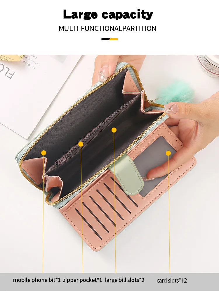 Unique Long Women's Wallet abzalux