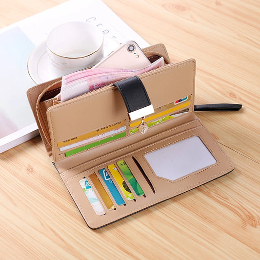 Hollow-Leaf Cardholder Wallet