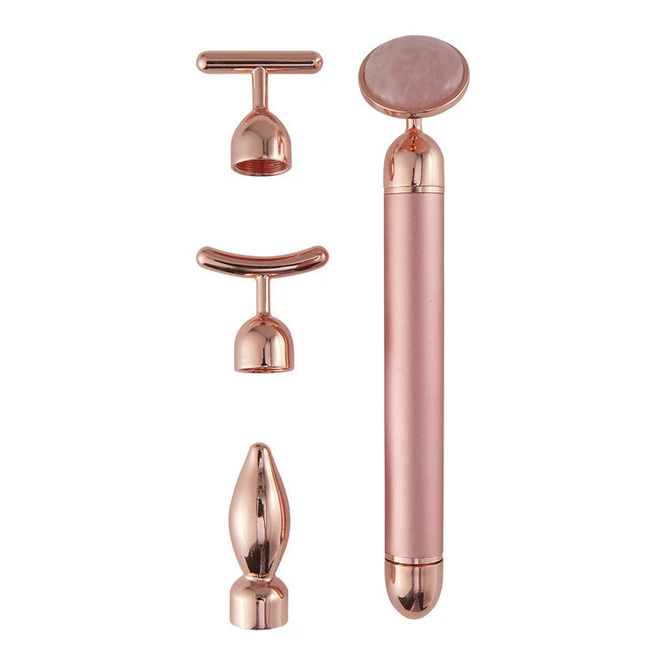 4 in 1 Vibrating Quartz Face Roller