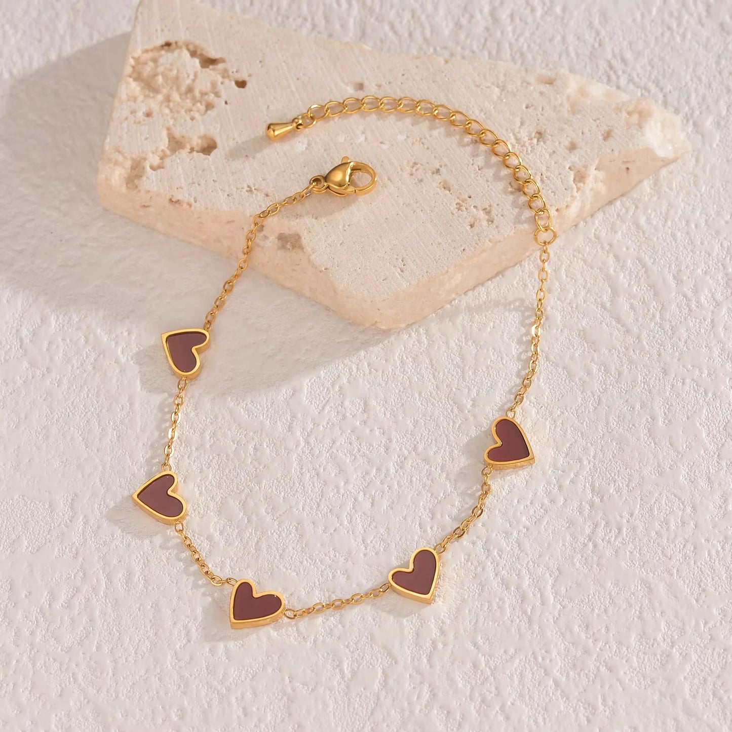 Dripping Heart Stainless Steel Bracelet