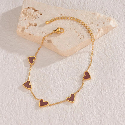 Dripping Heart Stainless Steel Bracelet
