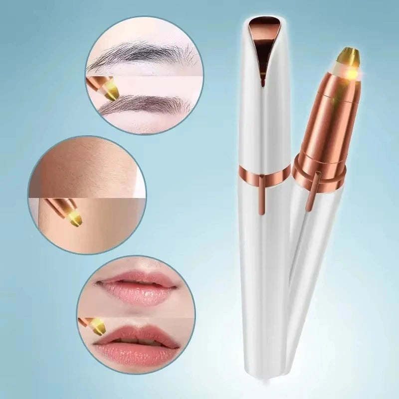 Mini LED Electric Eyebrow Trimmer — Painless abzalux