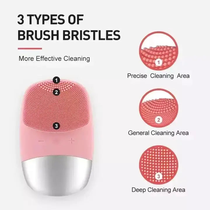 Mini Silicone Face Cleansing Brush abzalux