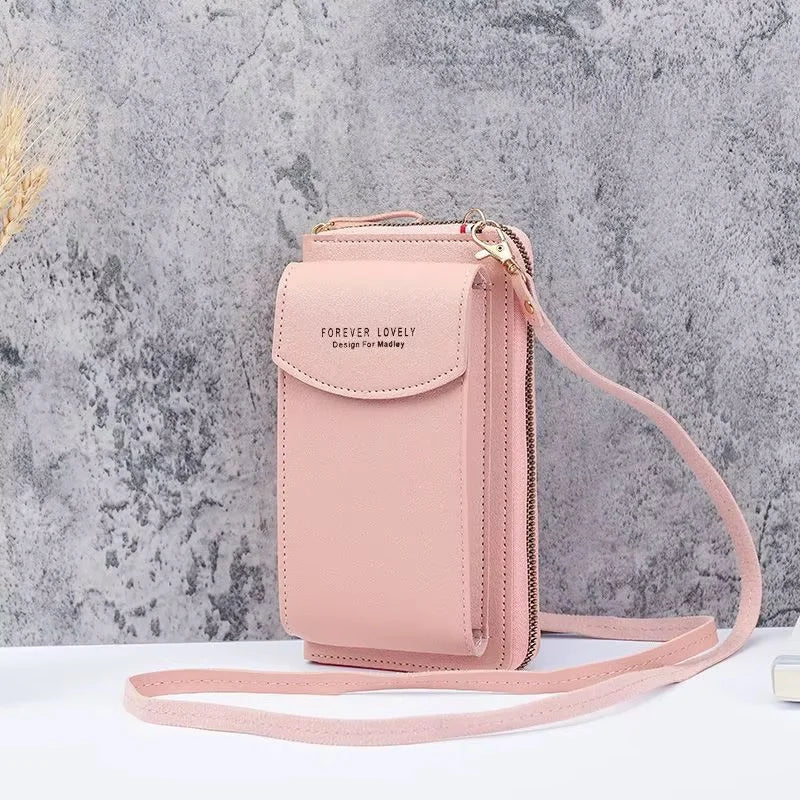 PU Luxury Crossbody Phone Wallet