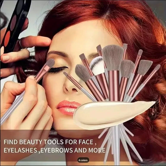 13-Piece Professional Makeup Brush Set