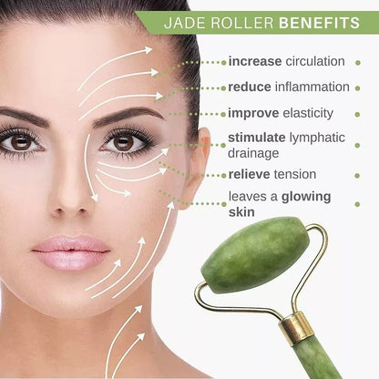 Dual-Head Jade Facial Roller