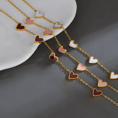 Dripping Heart Stainless Steel Bracelet