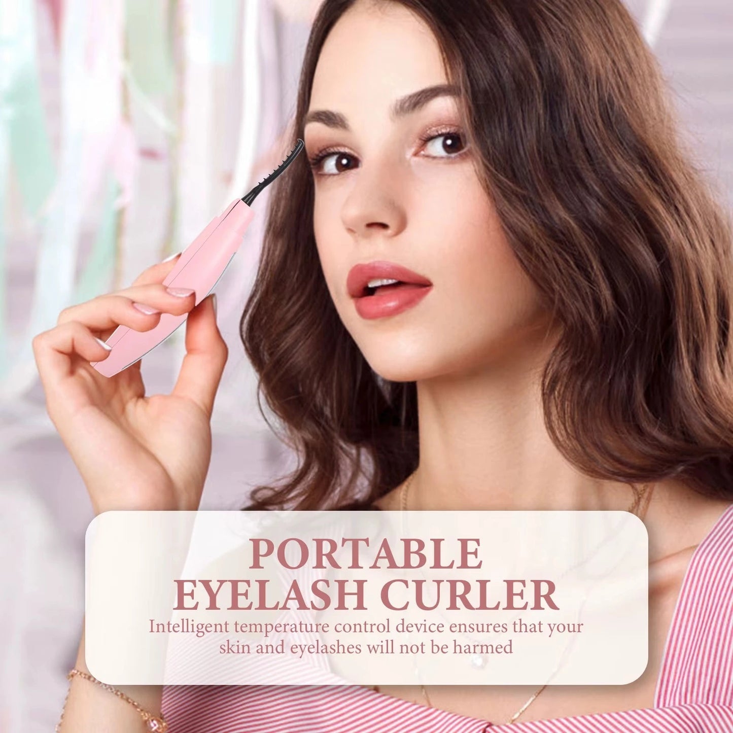 USB Heated Eyelash Curler — Fast and Long-Lasting