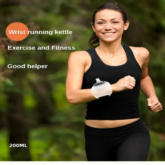 Wrist-Mount Sports Hydration Bottle