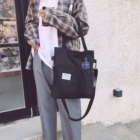 Canvas Shoulder Bag For Women