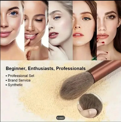 13-Piece Professional Makeup Brush Set