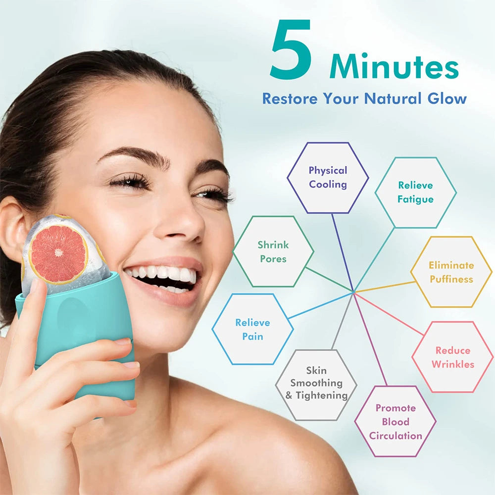 Silicone Ice Facial Roller