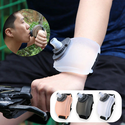 Wrist-Mount Sports Hydration Bottle