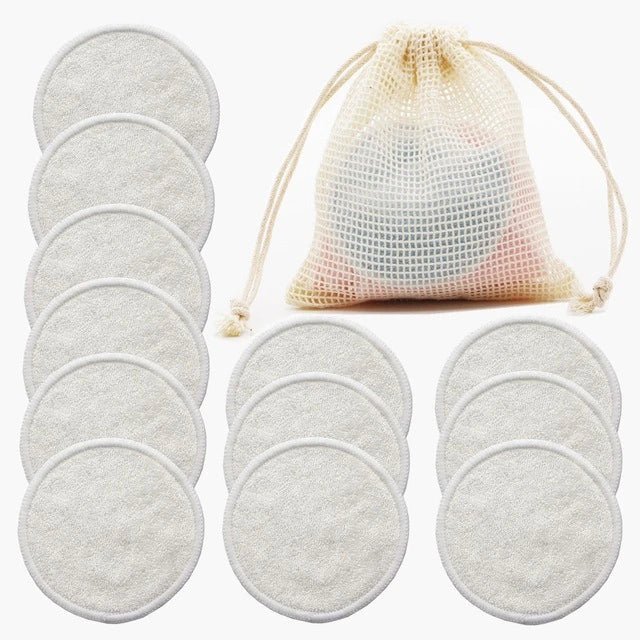 12PC Reusable Cotton Pads Makeup Remover Pad.