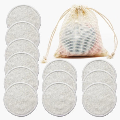 12PC Reusable Cotton Pads Makeup Remover Pad.