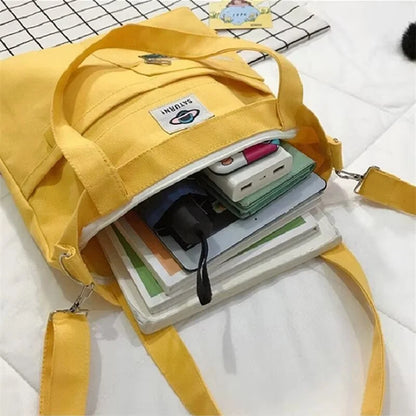 Canvas Shoulder Bag For Women