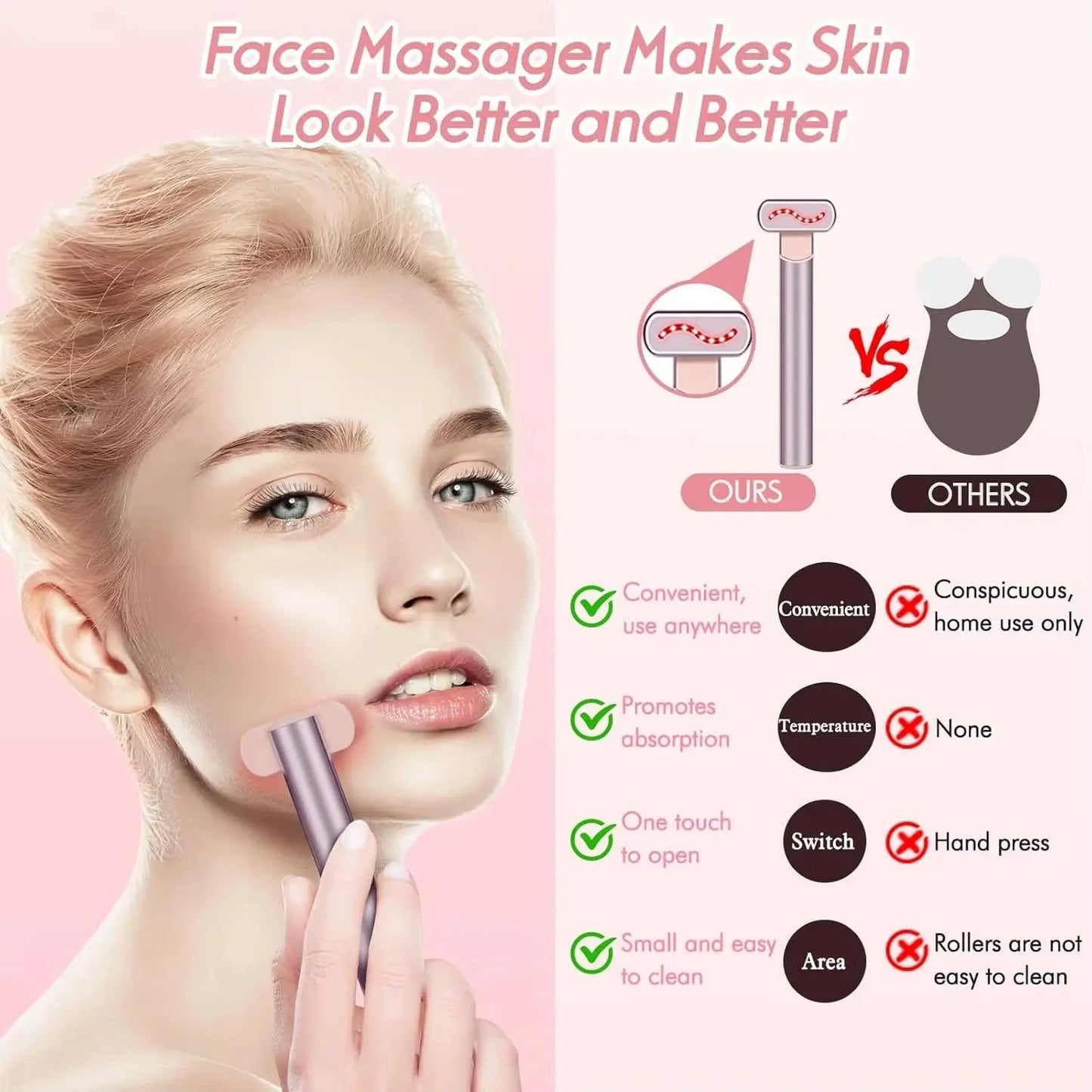 LED Heated Eye Massager abzalux