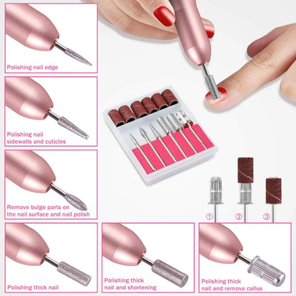 Electric Nail Drill Machine Set