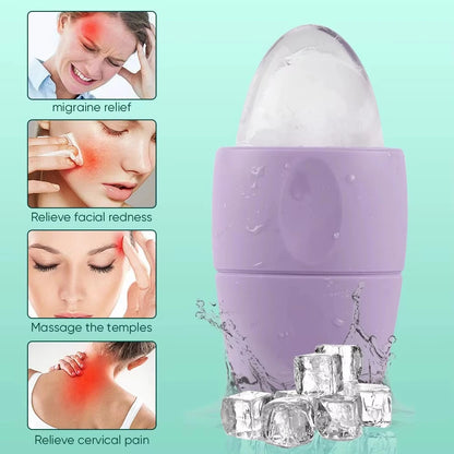 Silicone Ice Facial Roller