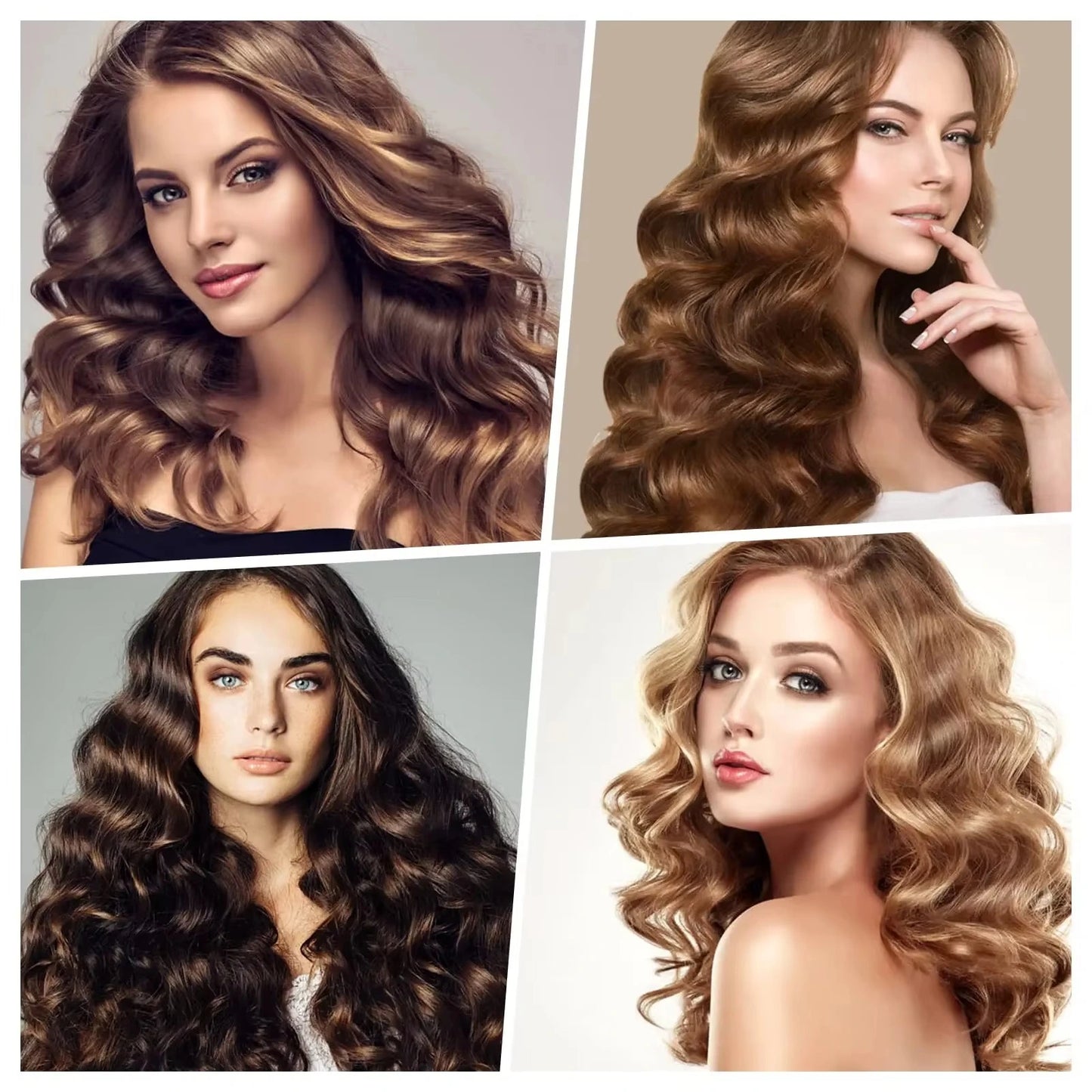 Rechargeable Automatic Rotating Ceramic Hair Curler