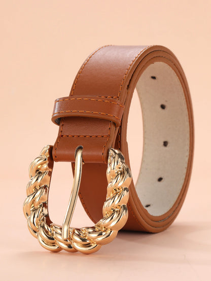 Women's Dress Pants Decorative Belt