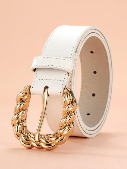 Women's Dress Pants Decorative Belt