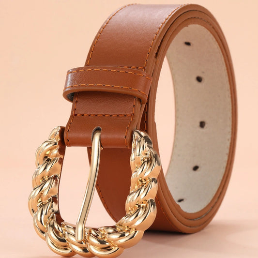 Women's Dress Pants Decorative Belt