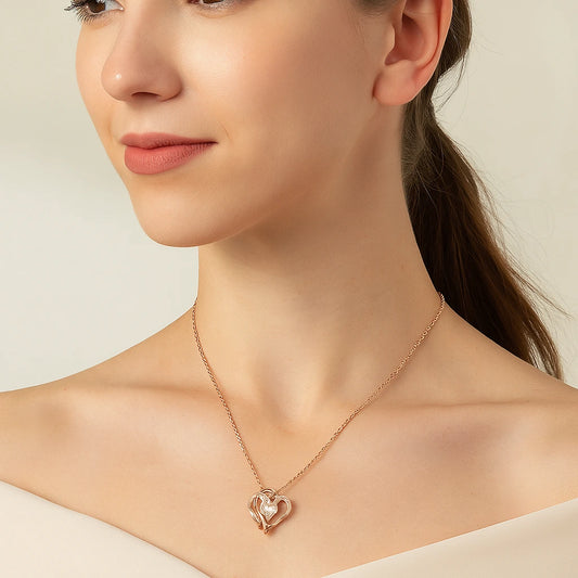 Double Heart Necklace