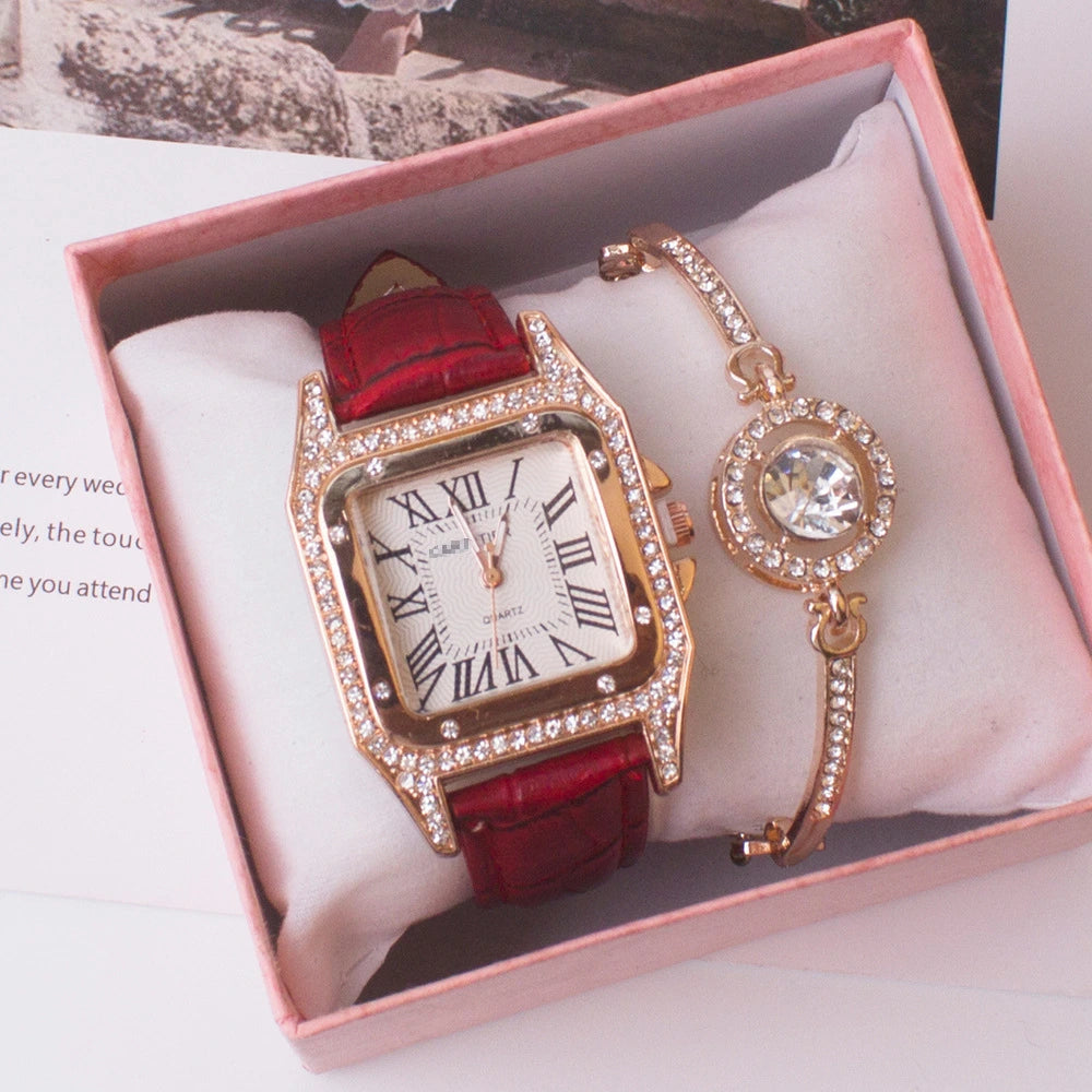 Square Dial Women’s Watch