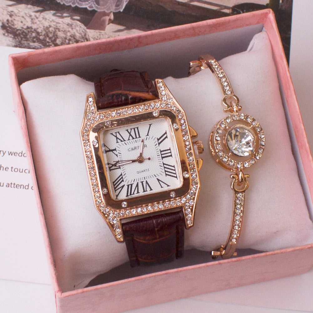 Square Dial Women’s Watch